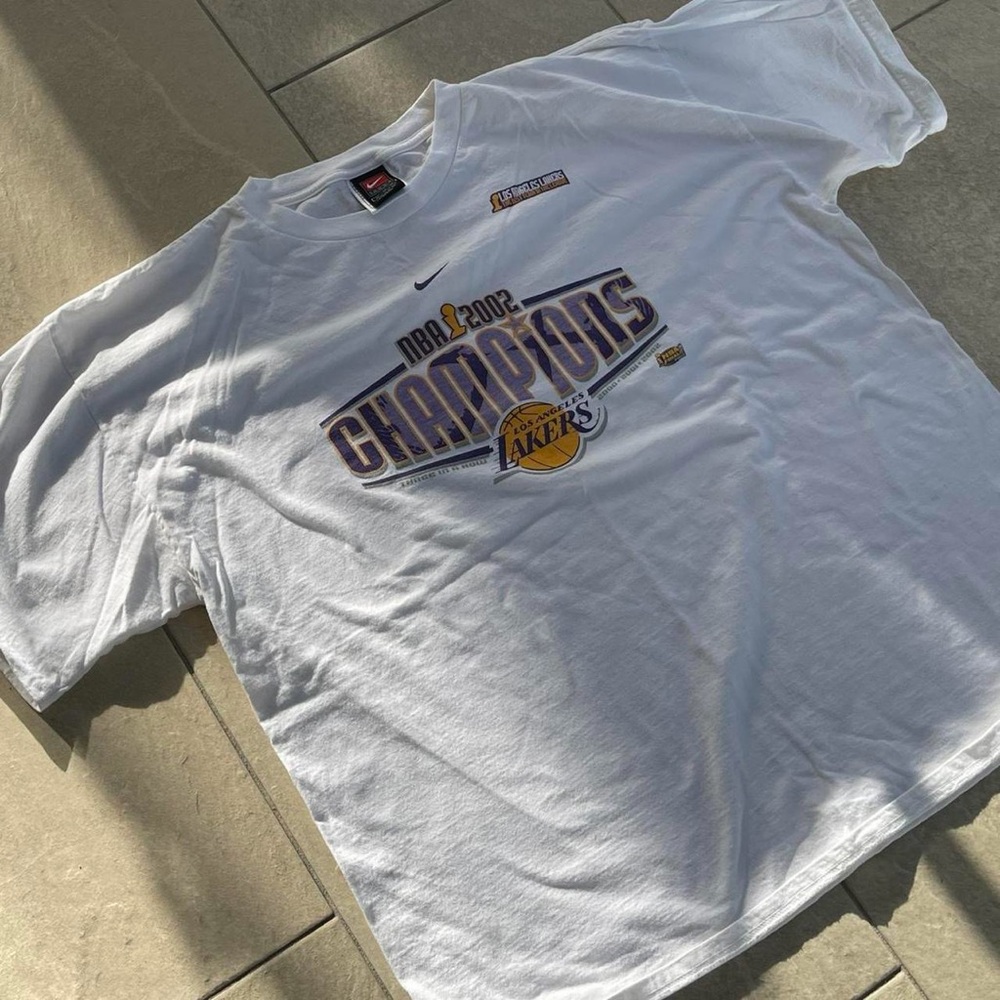 Nike White NBA Champions T-Shirt